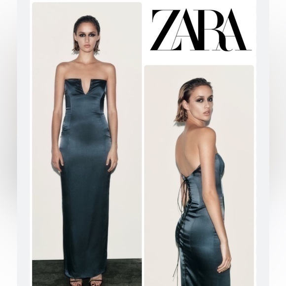 Zara Dresses & Skirts - Zara NWT strapless corset style dress